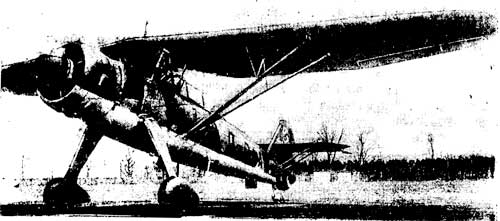 Общий вид самолета Хш-126