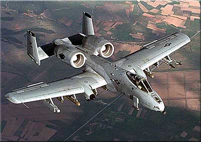 Фотография американского штурмовика A-10 "Tандерболт" 2 военный самолет