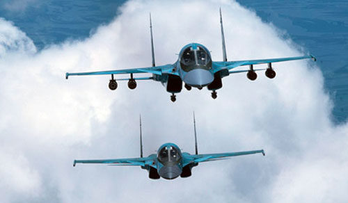 Су-34 Фронтовые бомбардировщики Су-34