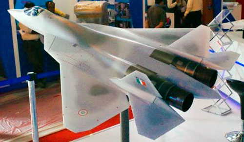 Макет экспортной версии ПАК ФА (FGFA) FGFA