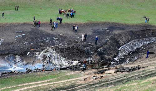 Крушение самолета ВВС США в Киргизии