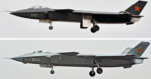 Прототипы самолета "2001" и "2011"