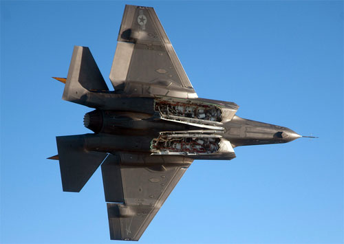 F-35C with Weapon Bay Doors Open F-35C
