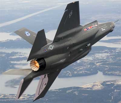 Lockheed Martin F-35 Lightning II, Also known as Joint Strike Fighter (JSF) in flight F-35