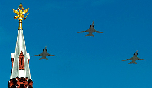 Самолеты над Красной площадью