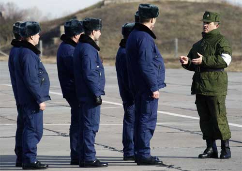 Учения на авиабазе в Крымске ВВС РФ