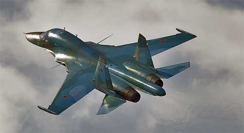 Фронтовой бомбардировщик Су-34