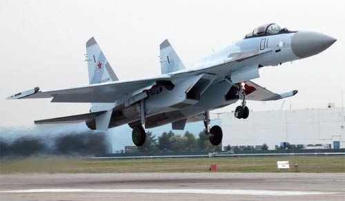 В камуфляже ВВС России Су-35С