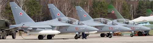 Самолеты ВВС России Як-130