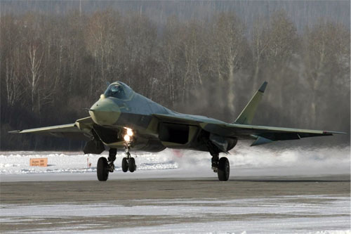 Российский Т-50 ПАК-ФА ВВС России