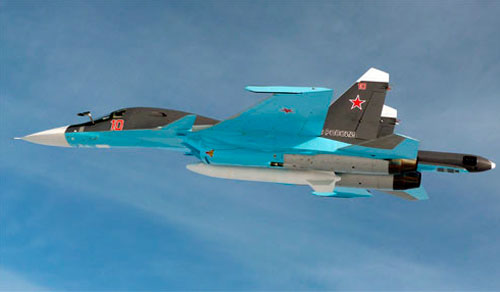Фронтовой бомбардировщик Су-34