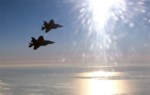 F-35B First F-35B Formation flight