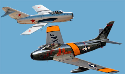 F-86 Sabre и МиГ-15