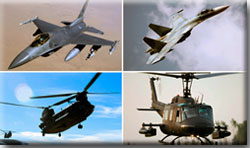 Военные самолеты и вертолеты