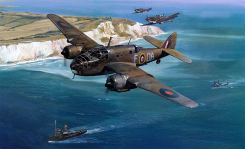 Bristol Beaufort - by Mark Bromley Английский самолет