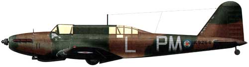 "Бэттл" из 103-й эскадрильи RAF