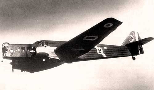 Bloch MB 210 в полете