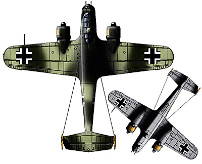 Do 17Z-2 вид сверху do17z2