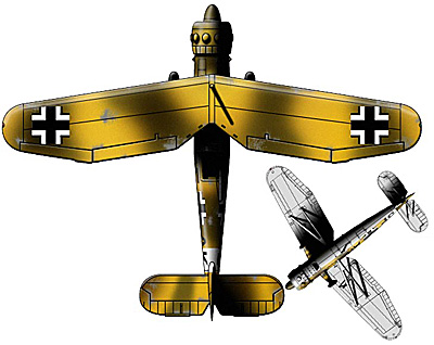 Hs 126B-1 вид сверху hs126b1
