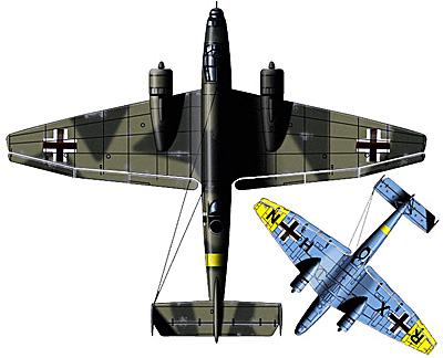Ju 86G вид сверху ju86g