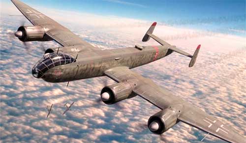 Стратегический бомбардировщик Junkers Ju 488