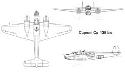 Схема самолета Caproni