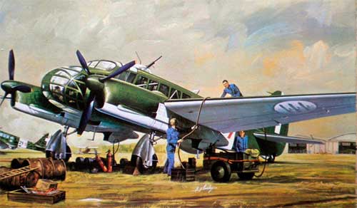 Бомбардировщик Caproni Ca.313/314 Бомбардировщик WWII
