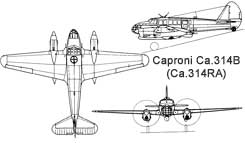Модификация самолета Ca.313B