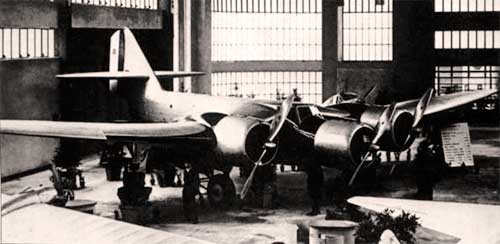 Тяжелый бомбардировщик Piaggio P.16 