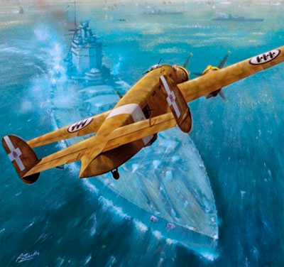 Бомбардировщик-торпедоносец Savoia-Marchetti SM.84
