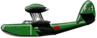 японский военный гидросамолет