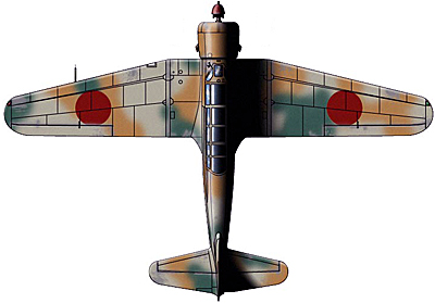 японский самолет периода второй мировой войны