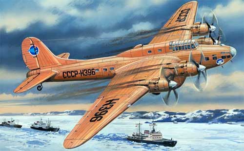 Советский тяжелый бомбардировщик Пе-8 Пе-8
