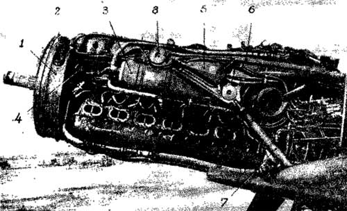 Моторная установка Me-109 Г-2